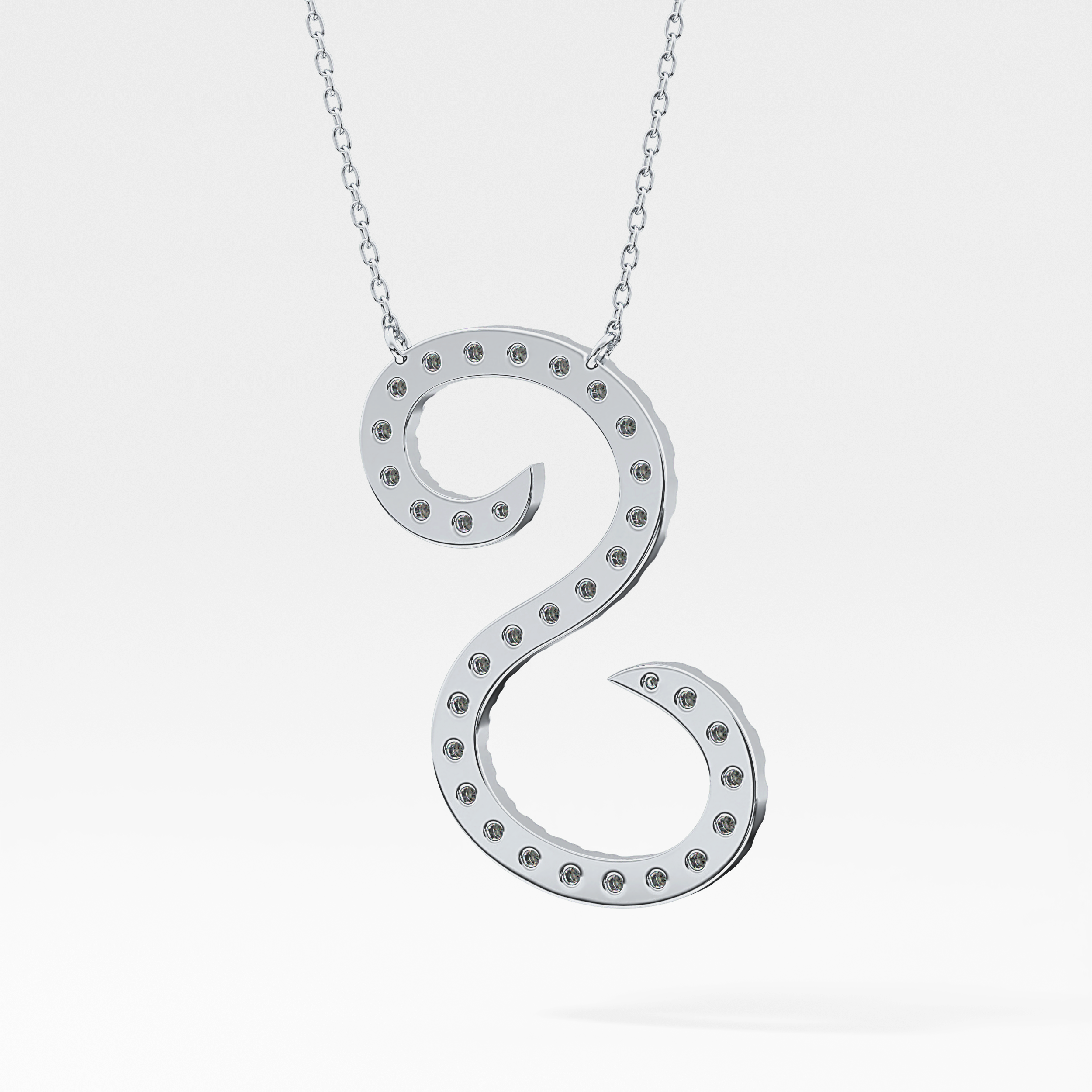 Classic 0.585 TCW Round Cut Moissanite Diamond Necklace