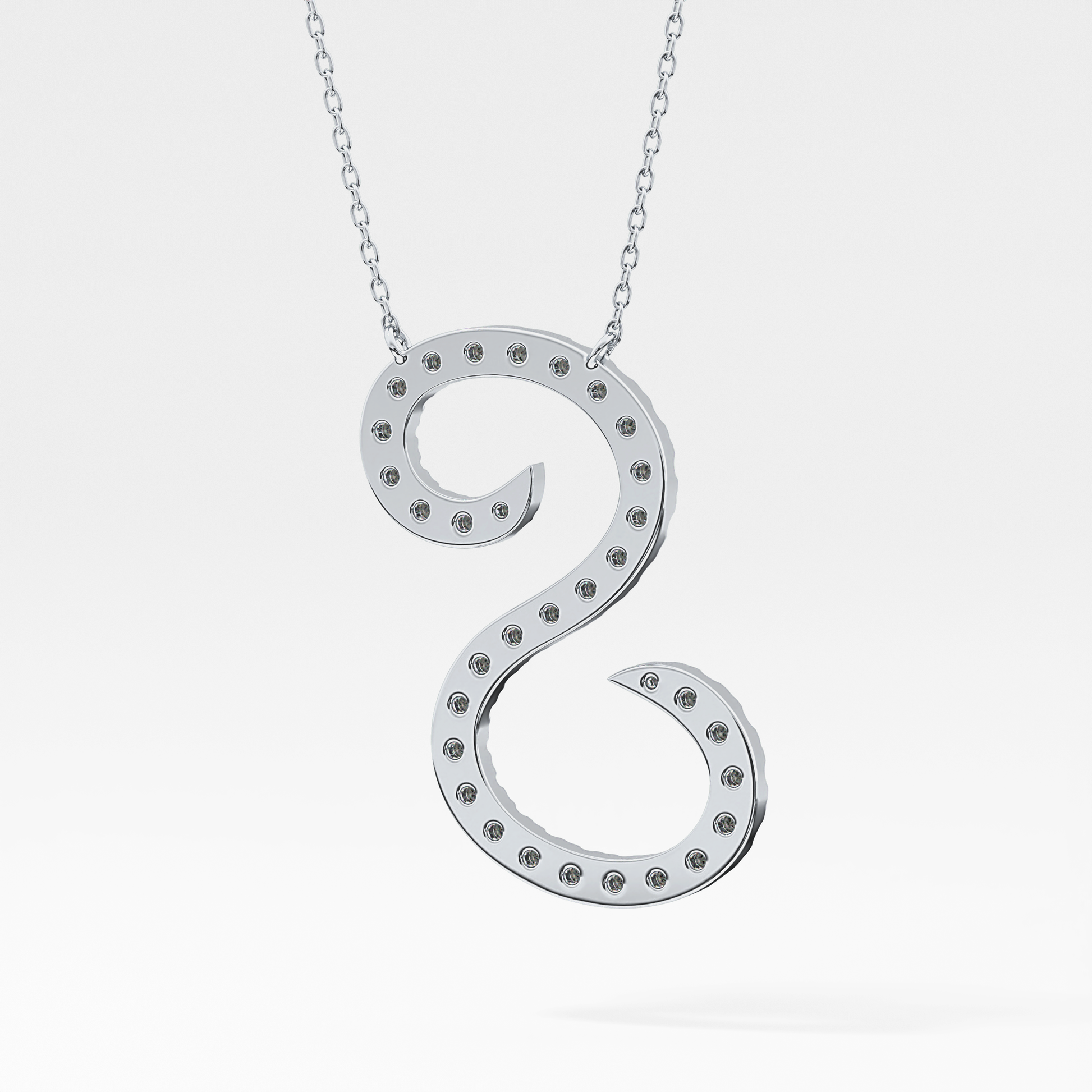 Classic 0.585 TCW Round Cut Moissanite Diamond Necklace