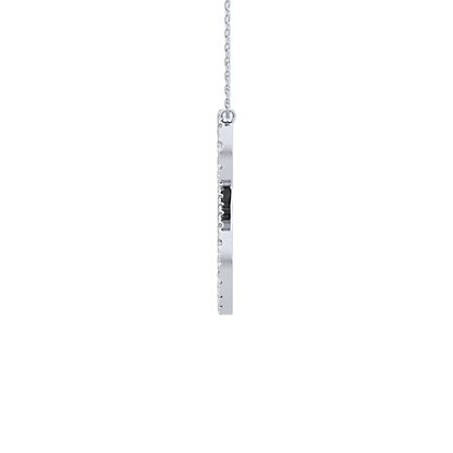 Classic 0.585 TCW Round Cut Moissanite Diamond Necklace