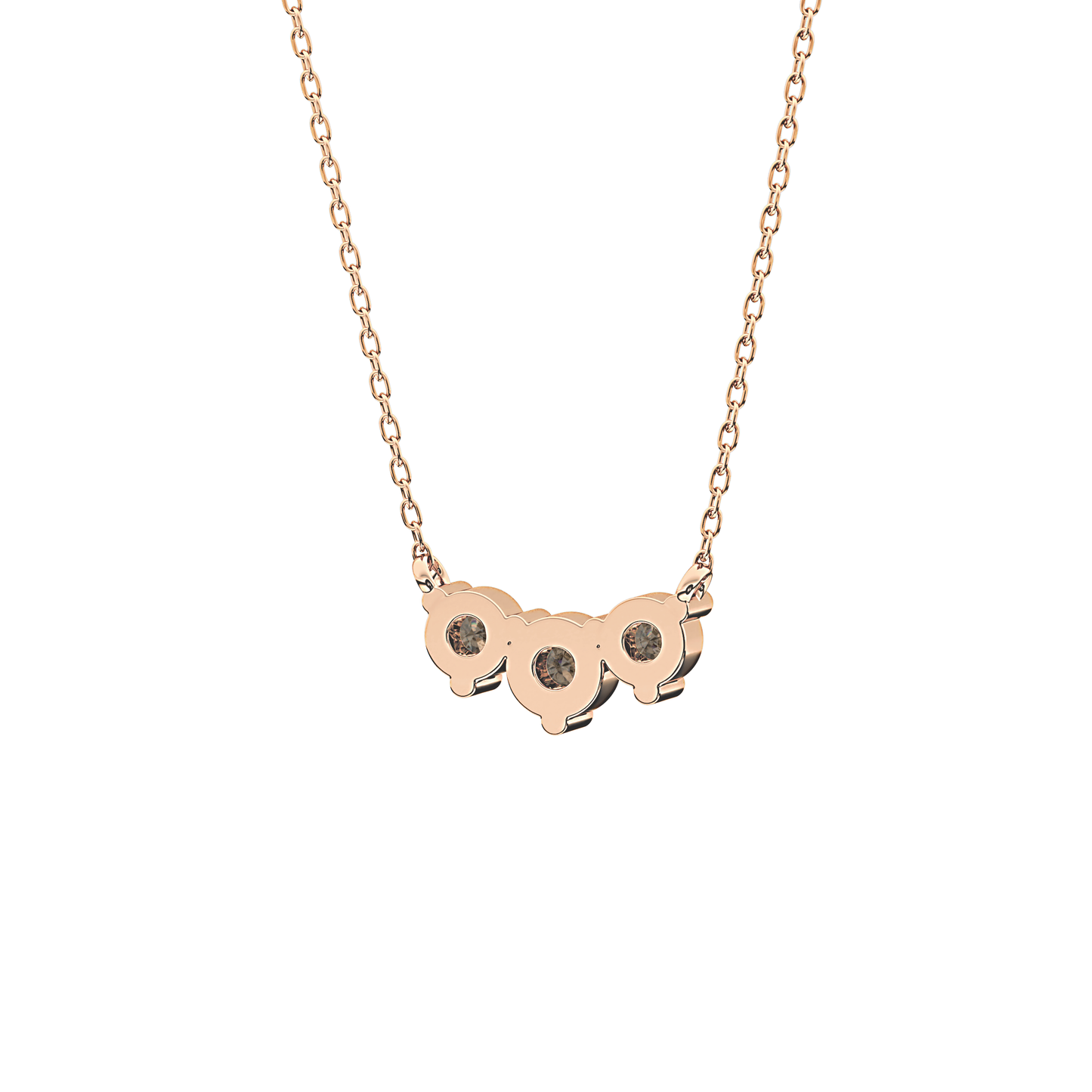 Classic 0.35 TCW Round Cut Moissanite Diamond Necklace