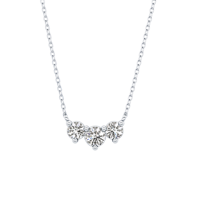 Classic 0.35 TCW Round Cut Moissanite Diamond Necklace
