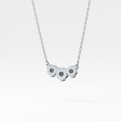 Classic 0.35 TCW Round Cut Moissanite Diamond Necklace
