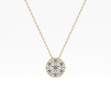 Classic 0.57 TCW Round Cut Moissanite Diamond Necklace