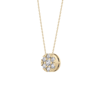 Classic 0.57 TCW Round Cut Moissanite Diamond Necklace