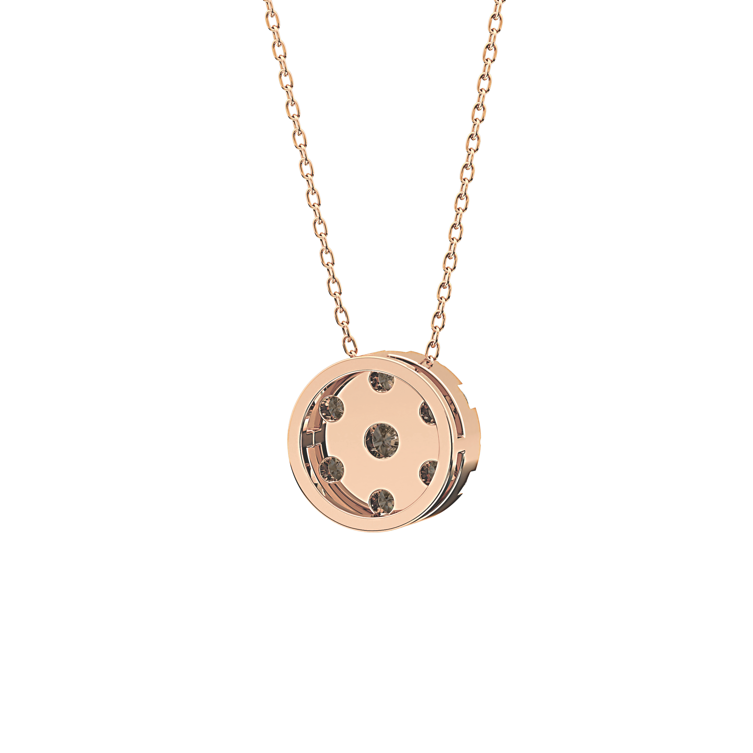 Classic 0.57 TCW Round Cut Moissanite Diamond Necklace