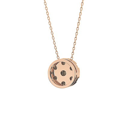 Classic 0.57 TCW Round Cut Moissanite Diamond Necklace