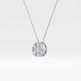 Classic 0.57 TCW Round Cut Moissanite Diamond Necklace