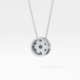 Classic 0.57 TCW Round Cut Moissanite Diamond Necklace