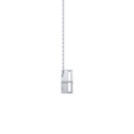 Classic 0.57 TCW Round Cut Moissanite Diamond Necklace
