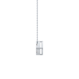Classic 0.57 TCW Round Cut Moissanite Diamond Necklace