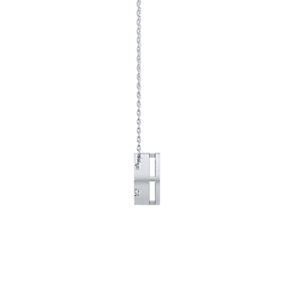 Classic 0.57 TCW Round Cut Moissanite Diamond Necklace