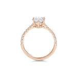 2 CT Marquise Cut Pave CVD F/VS1 Diamond Engagement Ring 8