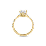 2 CT Marquise Cut Pave CVD F/VS1 Diamond Engagement Ring 7