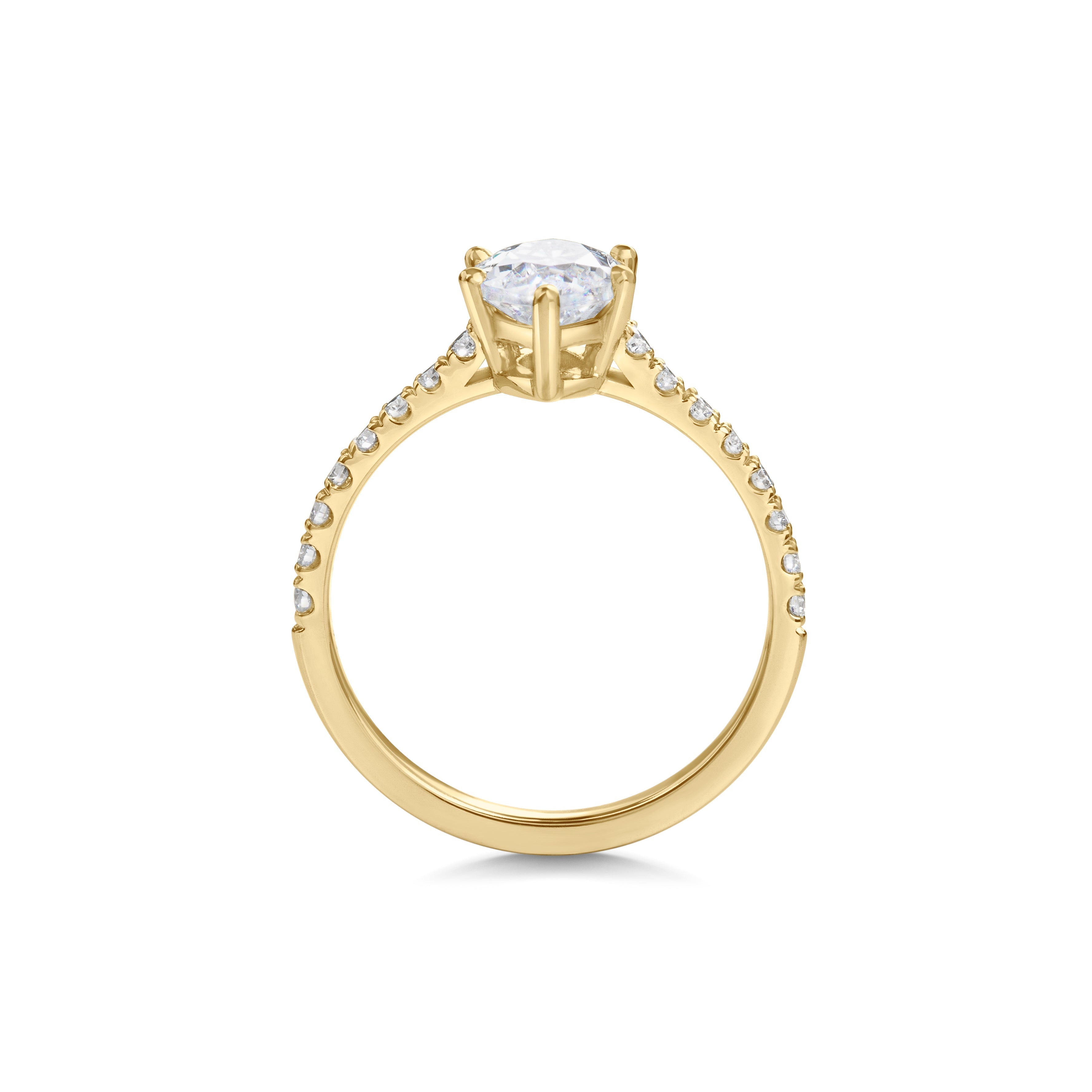 2 CT Marquise Cut Pave CVD F/VS1 Diamond Engagement Ring 7