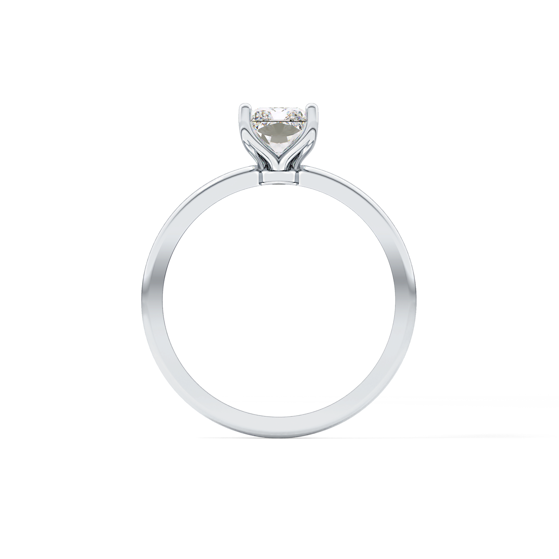 Radiant Cut 1.21 Carat Moissanite Ring – Solitaire Style in Gold