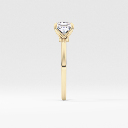 Princess Cut 1.04 Carat Moissanite Ring – Solitaire Style in Gold