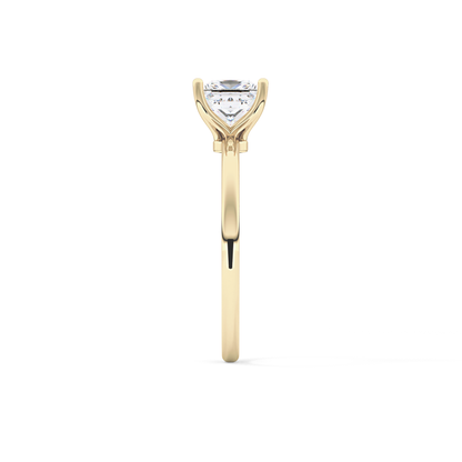 Princess Cut 1.04 Carat Moissanite Ring – Solitaire Style in Gold