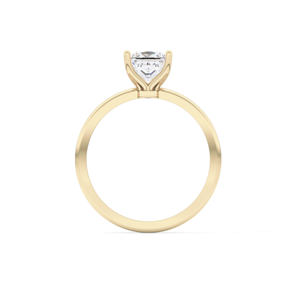 Princess Cut 1.04 Carat Moissanite Ring – Solitaire Style in Gold
