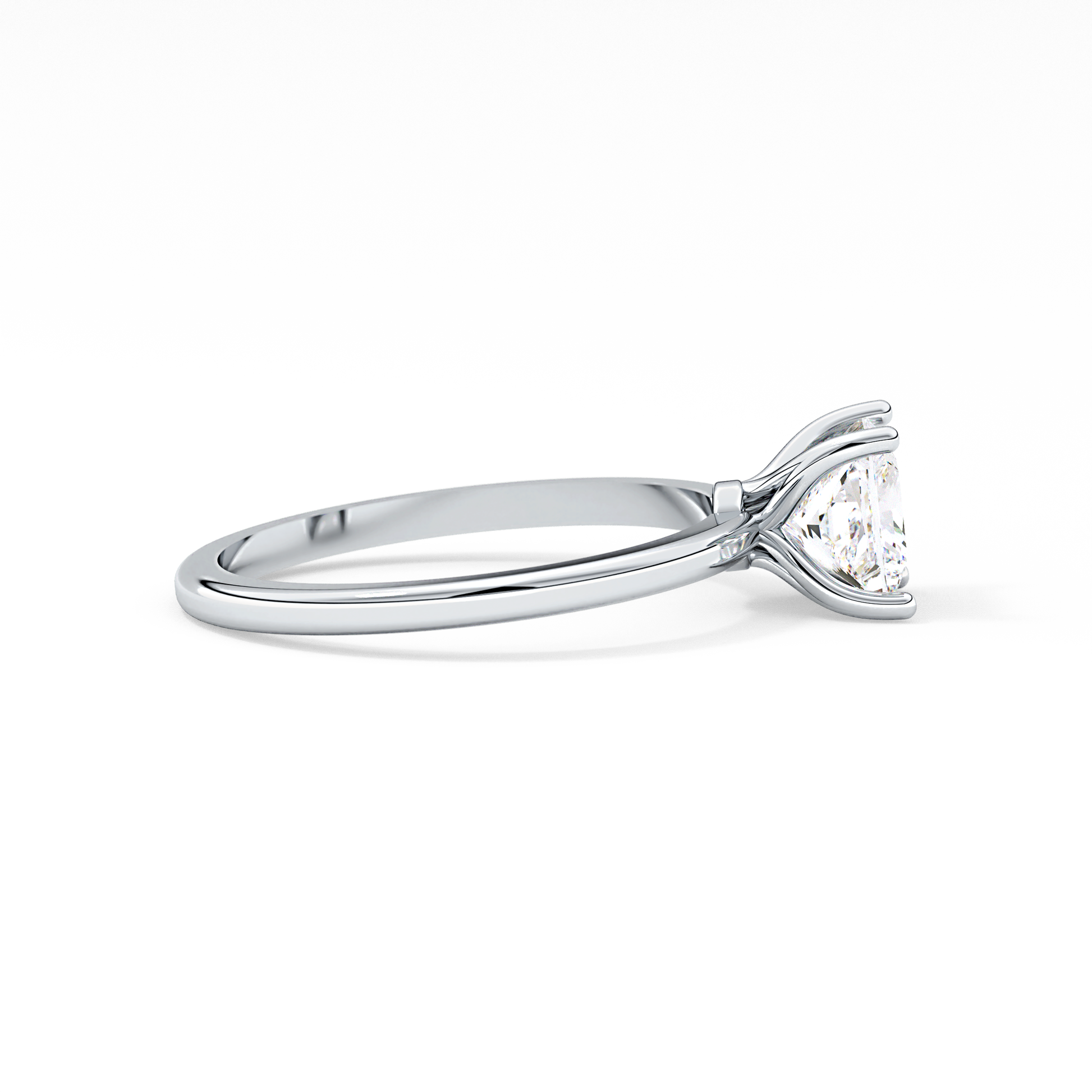Princess Cut 1.04 Carat Moissanite Ring – Solitaire Style in Gold