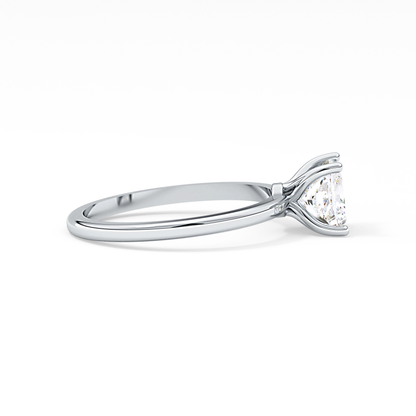 Princess Cut 1.04 Carat Moissanite Ring – Solitaire Style in Gold