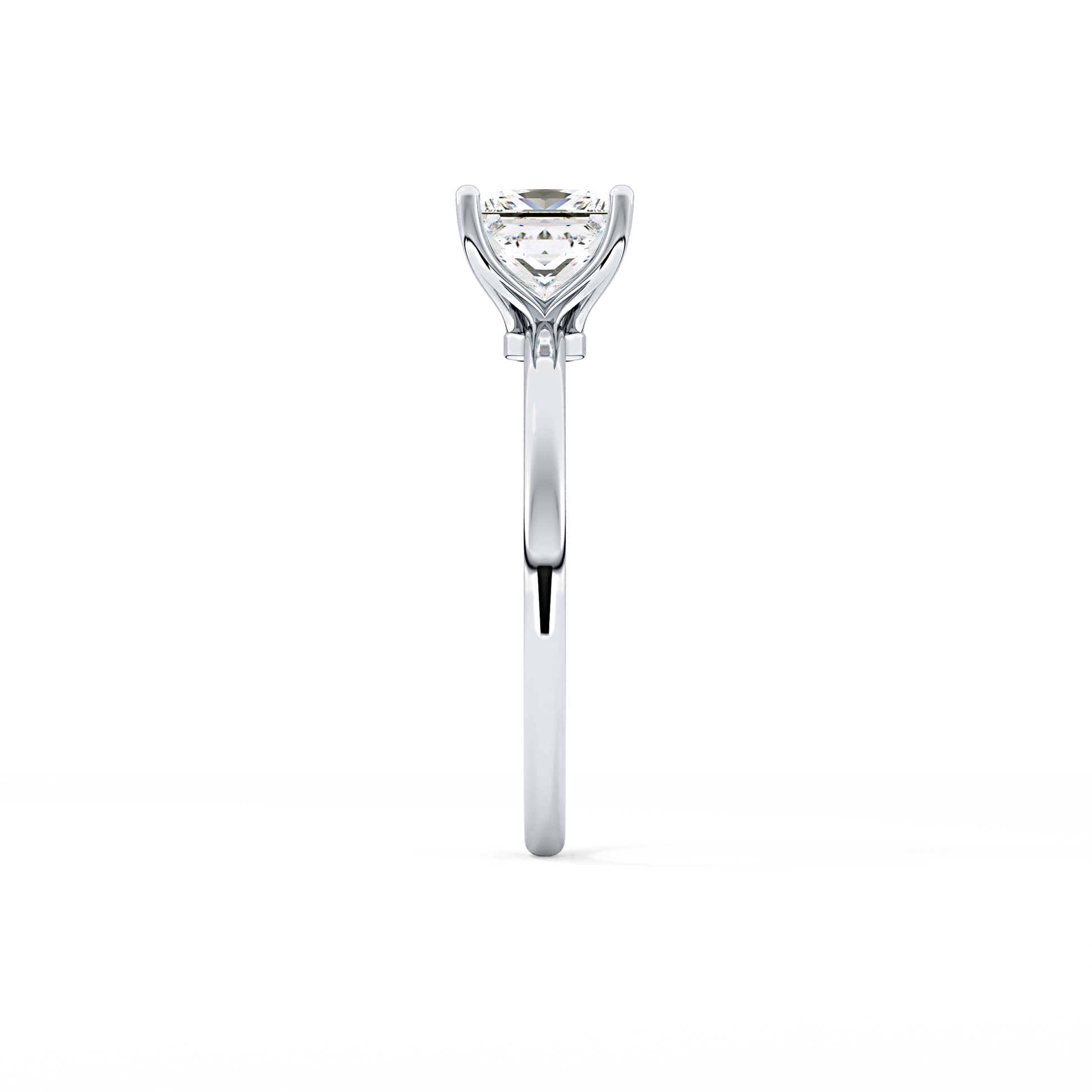 Princess Cut 1.04 Carat Moissanite Ring – Solitaire Style in Gold