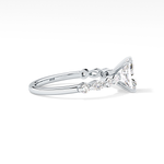 Radiant Cut 1.21 Carat Moissanite Ring – Pave Setting in Gold