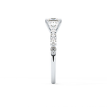 Princess Cut 1.04 Carat Moissanite Ring – Pave Setting in Gold