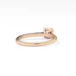 Cushion Cut 0.95 Carat Moissanite Ring – Solitaire Style in Gold