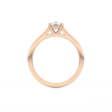 Cushion Cut 0.95 Carat Moissanite Ring – Solitaire Style in Gold