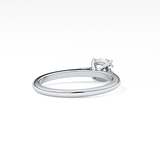Cushion Cut 0.95 Carat Moissanite Ring – Solitaire Style in Gold