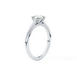 Cushion Cut 0.95 Carat Moissanite Ring – Solitaire Style in Gold