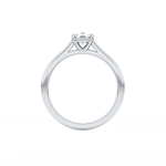 Cushion Cut 0.95 Carat Moissanite Ring – Solitaire Style in Gold