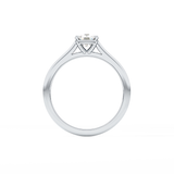 Cushion Cut 0.95 Carat Moissanite Ring – Solitaire Style in Gold