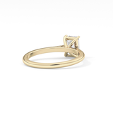 Emerald Cut 1.02 Carat Moissanite Ring – Solitaire Style in Gold
