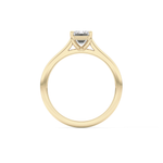 Emerald Cut 1.02 Carat Moissanite Ring – Solitaire Style in Gold