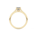 Emerald Cut 1.02 Carat Moissanite Ring – Solitaire Style in Gold