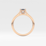Emerald Cut 1.02 Carat Moissanite Ring – Solitaire Style in Gold