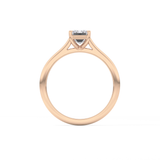 Emerald Cut 1.02 Carat Moissanite Ring – Solitaire Style in Gold