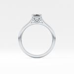Emerald Cut 1.02 Carat Moissanite Ring – Solitaire Style in Gold 5