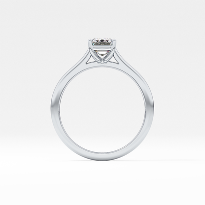 Emerald Cut 1.02 Carat Moissanite Ring – Solitaire Style in Gold