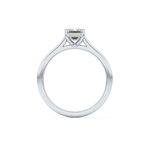 Emerald Cut 1.02 Carat Moissanite Ring – Solitaire Style in Gold 3