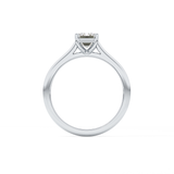 Emerald Cut 1.02 Carat Moissanite Ring – Solitaire Style in Gold 3