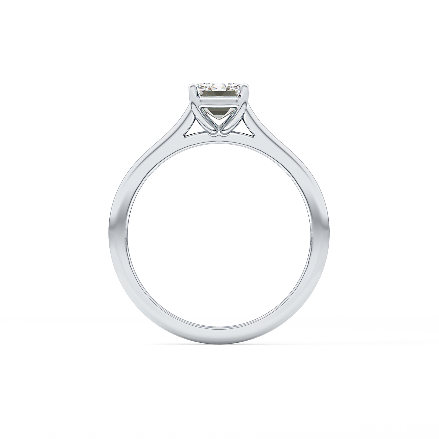 Emerald Cut 1.02 Carat Moissanite Ring – Solitaire Style in Gold