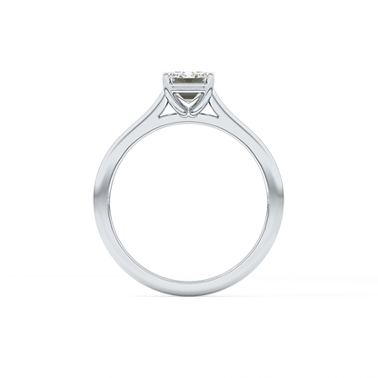 Emerald Cut 1.02 Carat Moissanite Ring – Solitaire Style in Gold