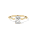 Radiant Cut 1.21 Carat Moissanite Ring – Solitaire Style in Gold