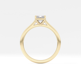 Radiant Cut 1.21 Carat Moissanite Ring – Solitaire Style in Gold