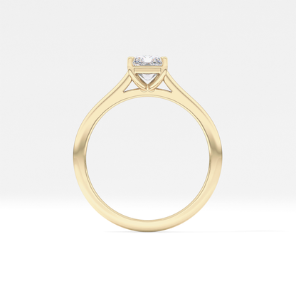 Radiant Cut 1.21 Carat Moissanite Ring – Solitaire Style in Gold