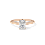 Radiant Cut 1.21 Carat Moissanite Ring – Solitaire Style in Gold