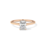 Radiant Cut 1.21 Carat Moissanite Ring – Solitaire Style in Gold