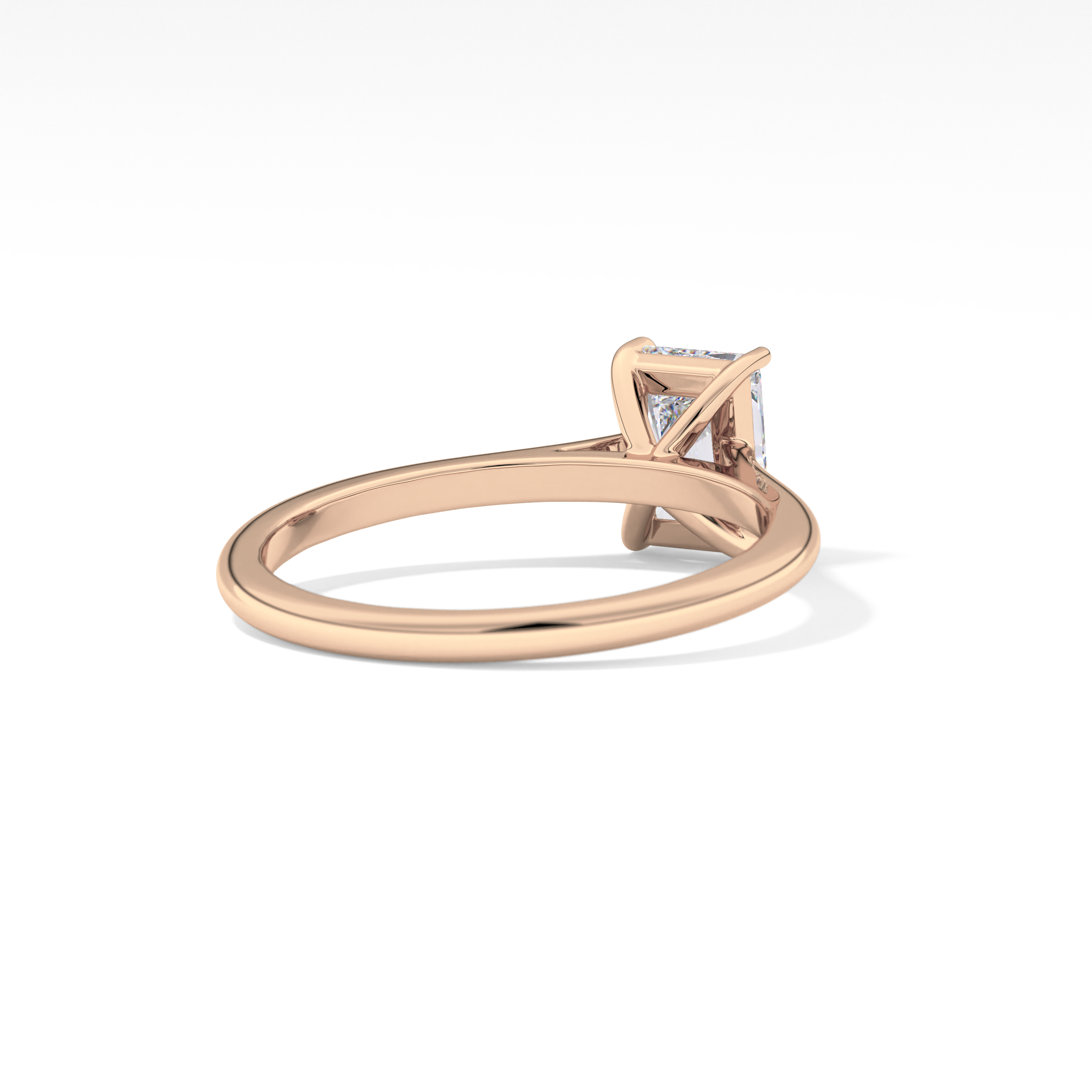 Radiant Cut 1.21 Carat Moissanite Ring – Solitaire Style in Gold
